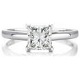 thumbnail image 1 of 2.00 Ct Solitaire Round Diamond Wedding Rings for Women Solid 14K White Gold, 1 of 4