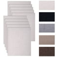 thumbnail image 1 of Volkmi 10pcs Imitation Linen Hole No Mark Fabric Linen Self Adhesive Patch None Brown, 1 of 11