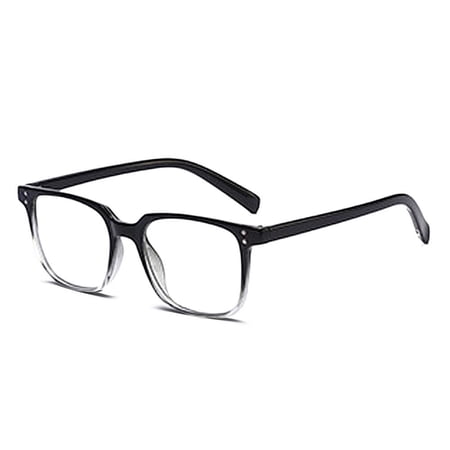 Fashion Vintage Frame Classic Anti-Blue Light Ultra Light Glasses Reading Glasses Eye Protection BLACK STRENGTH 350