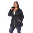 thumbnail image 2 of White Mark Manteau Matelassé pour Femmes, 2 of 6
