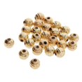 thumbnail image 4 of 25x Granos Gran Orificio Granos de tón Accesorios de Moda 6 / 8MM - 6mm Gloria Cuentas para hacer joyas, 4 of 9