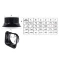 thumbnail image 2 of Two-way Hose Connector Exhaust Duct Vent Hardware Home Improvement Branch Joint Ventilation Vent Pipe Flange Seat Tube Air Ventilation 110MM, 2 of 8