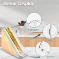 thumbnail image 2 of ERSAN-2 Pcs Triangle Sandwich Container, Sandwich Box Container, Reusable Sandwich Containers for Lunch Boxes, Sandwich Holder with Lid, Sandwich Container for Picnic Travel (Transparent), 2 of 4