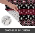 thumbnail image 6 of Pofeuu red Minimalist Snowflake Print Flannel Doormats Rug16"x24"Rug Washable Doormats Indoor Outdoor Rugs for Layered Front Door Mats, Porch, Kitchen, Entryway, 6 of 7