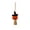 B, variant on Halloween Mini Witch Brooms, Pumpkin Bat Skull Natural Straw Witch Broomstick Decorations, All Saints' Day Theme Miniature Brooms Ornaments for Halloween Party Decor (2X7.8'')