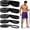 Black, variant on Renoj Resistance Bands for Working Out, 5 Levels Pull Up Assistance Bands Set for Workout, Exercise, Home Gym & Strength Training