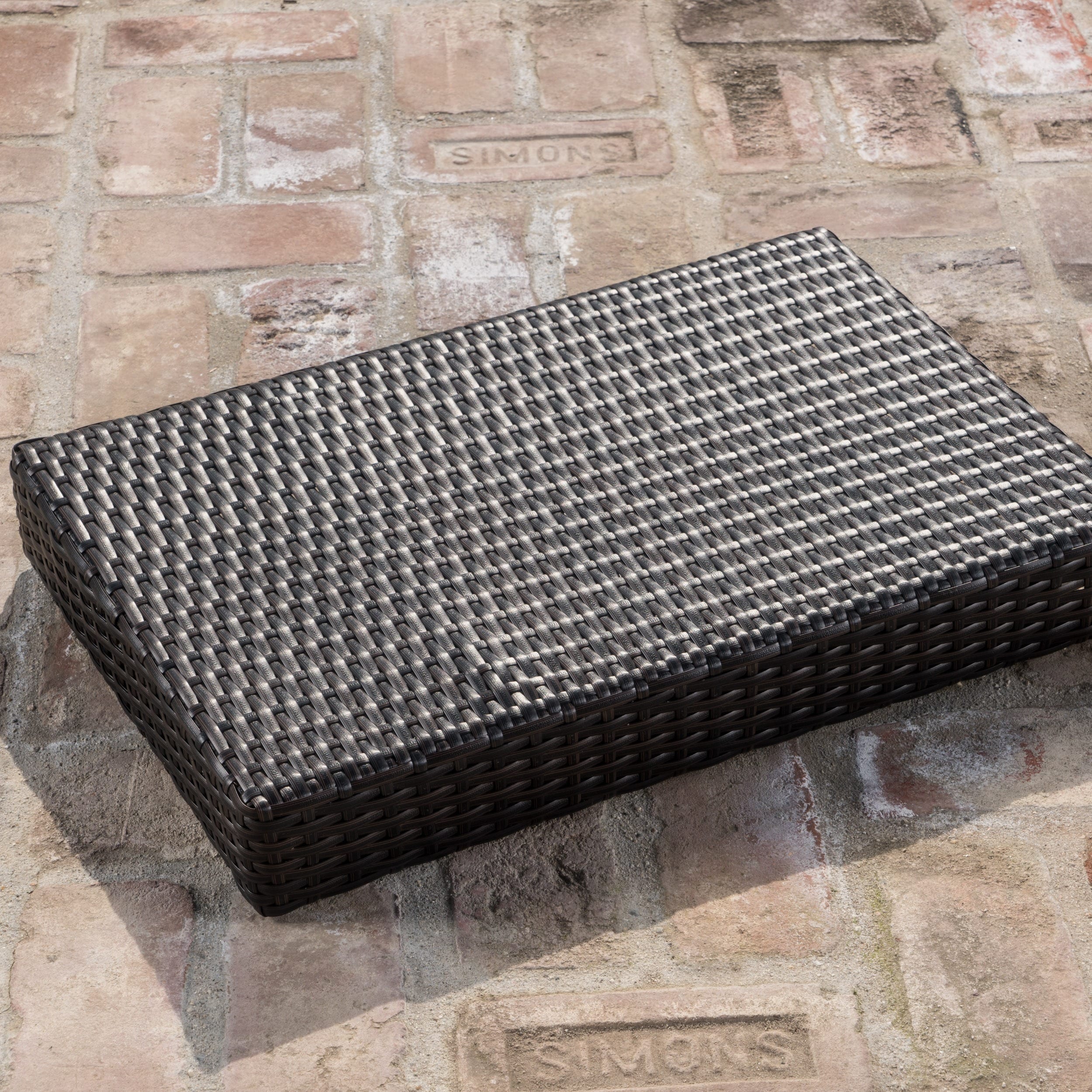 Thira Outdoor Wicker End Table - image 4 of 5