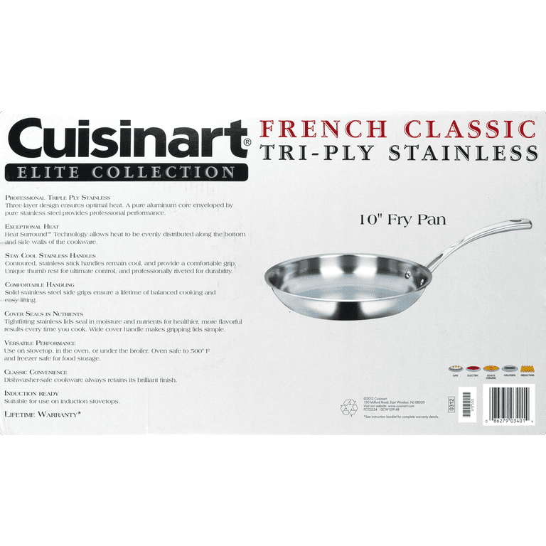 Cuisinart French Classic Tri-Ply Stainless 12 Nonstick Fry Pan — Las Cosas  Kitchen Shoppe