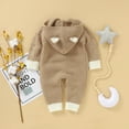 thumbnail image 5 of Kiplyki Flash Toddler Pants Newborn Girls Boys Winter Warm Knit Outwear Sweater Hooded Romper Jumpsuit, 5 of 8