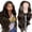 Brown, variant on Body Wave Lace Closure Wig Human Hair, Glueless Human Hair Lace Front Wigs with Baby Hair Natural Color(Black,One Size)