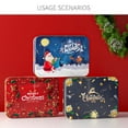 thumbnail image 4 of Christmas Square Metal Tinning Can Set Candy Box Gift Storage Box Biscuit Can, 4 of 4