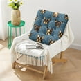 thumbnail image 2 of Cute Puppy Pattern Meditation Cushion - Oversized Square Tatami Mat with Sunlight Fluffing, 2 of 5