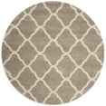 thumbnail image 4 of SAFAVIEH Hudson Aline Plush Geometric Shag Area Rug, Beige/Ivory, 10' x 14', 4 of 9