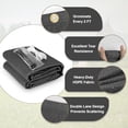 thumbnail image 6 of LOVE STORY Custom Size 3x3 FT Outdoor Sun Shade Cloth Pergola Shade Cover with Grommets 95% UV Protection for Patio, Dark Grey (Customized), 6 of 7