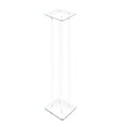 thumbnail image 2 of 9 X 9 X 36" 1/2" Rods Clear Riser Acrylic Transparent Plexiglass Pedestal Table Display Podium Glorifier Riser Stand Centerpiece Flower Sculputure Merchandise Lamp Book Stand 2X10136-9X9"+4X10133-36", 2 of 5