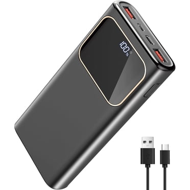 Portable Charger, 20000mah Power Bank, 22.5W Fast Charging Battery Pack with Usb-c/Usb-a Output, Digital Display Portable Phone Charger for iPhone 17/16/15/14/13 Pro Samsung Google LG iPad AirPods