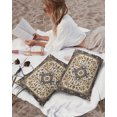 thumbnail image 5 of Waterproof Outdoor Throw Pillows with Inserts 12"x20", Boho Southwestern Soft Decorative Pillowcases for Couch Bedroom, Vintage Geometric Ethnic Blue Brown Pillow Covers for Sofa Living Room, 5 of 8