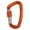 Orange, variant on 25KN D Shaped Climbing Carabiner Clips for Aid Climbing Such as Rock Climbing, Sport Climbing, Rappelling, and Mountaineering