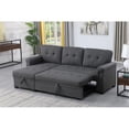 thumbnail image 4 of Bowery Hill 2-Piece Set with Reversible Sleeper Sofa & Wood Coffee Table, 4 of 14