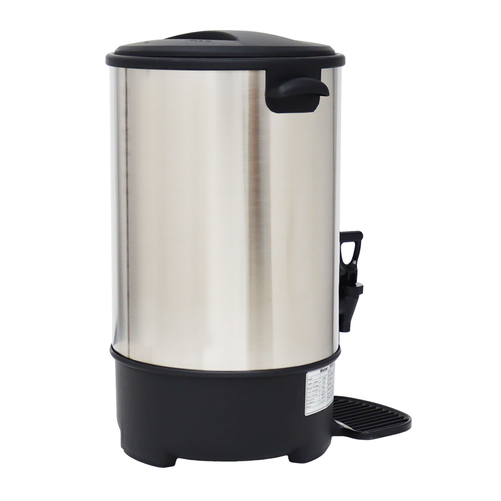 23L Hot Water Dispenser Electric Hot Water Kettle Stainless Steel with Faucet 110V 1500W