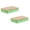 green*2, variant on Natural Biodegradable Cellulose and Coconut Sponges, Eco-Friendly Non-Toxic Kitchen Sponge for Dishes, Compostable Scrubber