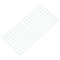 Uxcell 16"x16" Wire Grid Panel, 2 Pack Wall Grid Panels Board Photo Display Decor Hanging Organizer, White