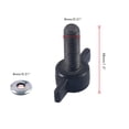 thumbnail image 3 of Perno Superior Automático De 6 Uds Compatible Con Accesorios De Coche Jeep, Sujetadores Superiores Duros De Extracción Rápida, Pernos De Tuercas Moyic VI011696-00, 3 of 6