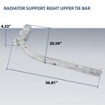 thumbnail image 6 of Radiator Support Upper Tie Bar Right Passenger Fit For 2020-2022 Ford Explorer, 6 of 10