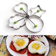 thumbnail image 5 of 10 Pack Stainless Steel Fried Egg Rings Set,Egg Shaper Pancake Form Mold Maker with Handle Non-Stick for Griddle Pan, 5 of 5