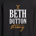 thumbnail image 3 of Yellowstone - Beth Dutton Strong - Men's Long Sleeve T-Shirt, 3 of 6