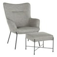 thumbnail image 1 of Chaise et pouf industriel Izzy de LumiSource, 1 of 7