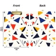 thumbnail image 5 of FORMRS Acrylic Clipboard with Low Profile Clip Standard A4 Letter Size, 12.5" x 9", White Geometric, 5 of 8