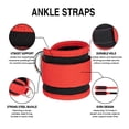 thumbnail image 5 of LQCrafK Straps (Pair) For Cable Machine Kickbacks, , Lower Body Exercises - Adjustable Leg Straps - blue, 5 of 5