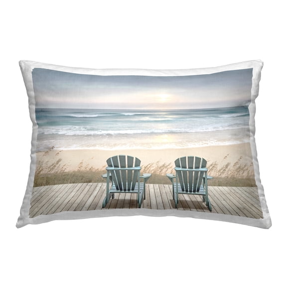 Stupell Industries Overlooking Beach Horizon Decorative Printed Throw Pillow Design by Amber Sterling