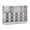 Gray/Gray, variant on Sectional Cubbie-Tray Mobile Unit - without Trays - Coastal Blue
