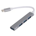 thumbnail image 4 of Super rápido Metal ,0 datos, adaptador divisor de 4 puertos OTG, transmisión de datos de súper alta Gris Macarena adaptador usb c hub dongle, 4 of 6