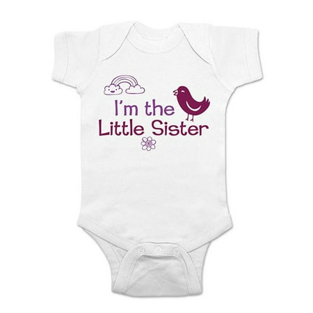 I M The Little Sister Wallsparks Cute Funny Brand Baby One I M The Little Sister Wallsparks Cute Funny Brand Baby One Piece