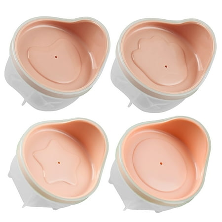 

Grandest Birch Cute Shaped 4Pcs/Set Egg Mold Food Grade Multi-functonal Mini High Temperature Resistant Cake Mold Baby Supplementary