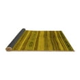 thumbnail image 2 of Ahgly Company Indoor Round Abstract Yellow Modern Area Rugs, 8' Round, 2 of 4