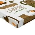 thumbnail image 2 of Ambesonne Adventure Fitted Sheet, Camping Equipment, California King, Multicolor, 2 of 3