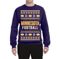 thumbnail image 2 of Wild Bobby City of Minnesota MIN American Football Fantasy Fan Sports Unisex Crewneck Sweatshirt, Purple, X-Large, 2 of 6