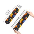 thumbnail image 5 of Bingfone Dinosaurs In Space Design Patterned Men'S Women'S Casual Cotton Socks, 5 of 9