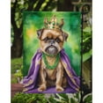 thumbnail image 3 of Brussels Griffon King of Mardi Gras Garden Flag 11.25 in x 15.5 in, 3 of 5
