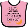 thumbnail image 3 of Inktastic I Love My Big Brother to the Moon and Back Boys or Girls Baby Bib, 3 of 4