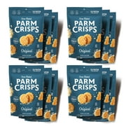 ParmCrisps - Original Cheese Parm Crisps, Made Simply with 100% REAL Parmesan Cheese |Healthy Keto Snacks, Low Carb, High Protein, Gluten Free, Oven Baked, Keto-Friendly| 1.75 Oz (Pack of 12)