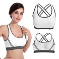 thumbnail image 4 of Sujetador Deportivo Amonsee Para Mujer Embarazo Espalda Hermosa Blanco L, 4 of 8