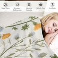 thumbnail image 3 of ARISTURING Vintage Wildflower Herbs Floral Blanket, Soft Blankets Flannel Bed Throw Cozy Lightweight Plush Gifts for Women Girls Sofa Couch Bedroom Living Rooms Warm All Season, Home Decor, 3 of 6