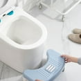 thumbnail image 7 of Folding Toilet Stool, Squatting Poop Stool, Bathroom Potty Step Stool, Toilet Assistance Steps, Step Stool, Fits All Toilets, Detachable ＆ Stackable, 7 of 7