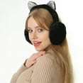 thumbnail image 3 of Cache-Oreilles d'Hiver pour Femmes, Cache-Oreilles Pliables en Peluche avec Design à Sequins, Cache-Oreilles d'Hiver pour Filles, 3 of 3