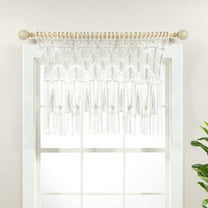 Lush Decor Boho Macram? Tassel Valance - Neutral